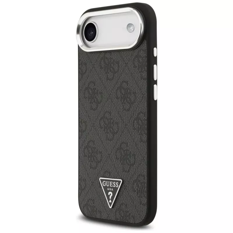 Guess 4G Triangle Logo MagSafe hoesje voor iPhone Air (zwart)