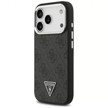 Guess 4G Triangle Logo MagSafe hoesje voor iPhone 17 Pro (zwart)