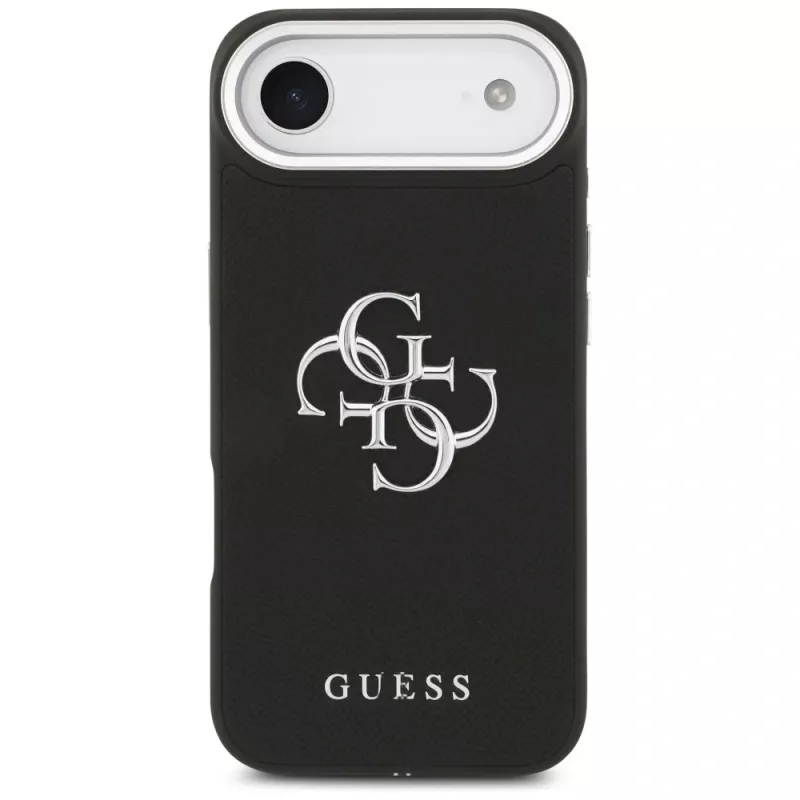 Guess Grained Big 4G Classic Logo hoesje voor iPhone Air - zwart