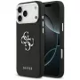 Guess Grained Big 4G Classic Logo hoesje voor iPhone 17 Pro Max - zwart