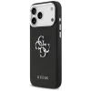 Guess Grained Big 4G Classic Logo hoesje voor iPhone 17 Pro Max - zwart