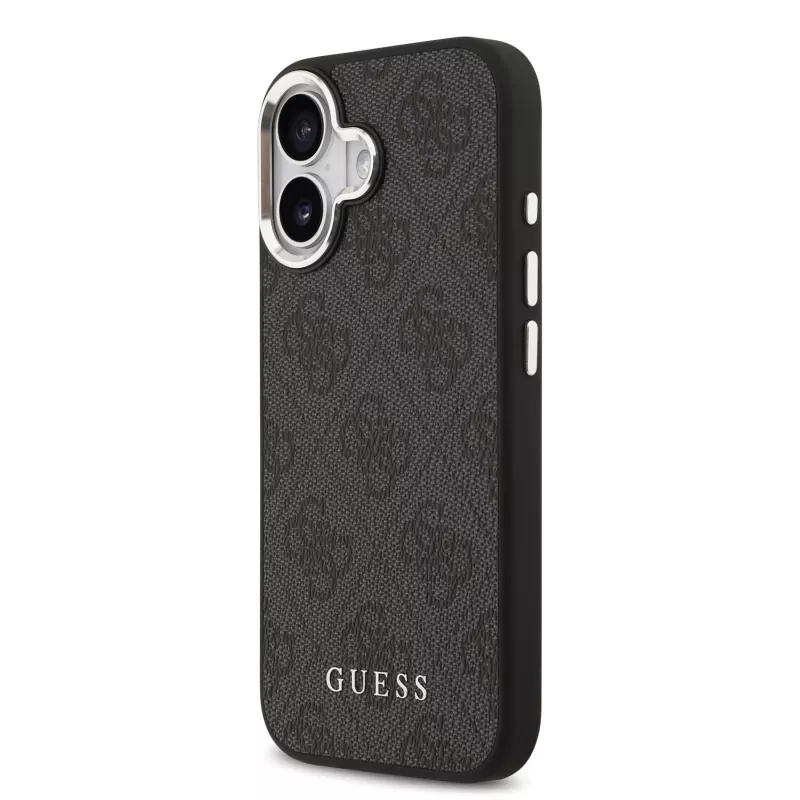 Guess 4G Classic Logo MagSafe hoesje voor iPhone 17 - zwart