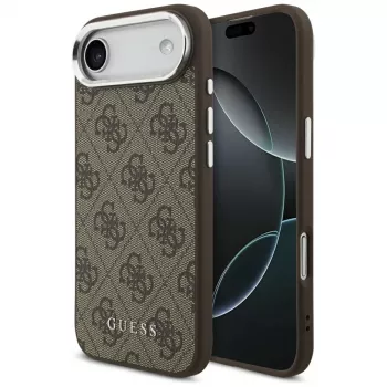 Guess 4G Classic Logo MagSafe hoesje voor iPhone Air (bruin)
