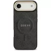 Guess 4G PU Classic Logo MagSafe-hoesje voor iPhone Air zwart