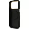 Guess 4G PU Classic Logo MagSafe back cover voor Apple iPhone 17 Pro zwart