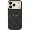 Guess 4G PU Classic Logo MagSafe back cover voor Apple iPhone 17 Pro zwart