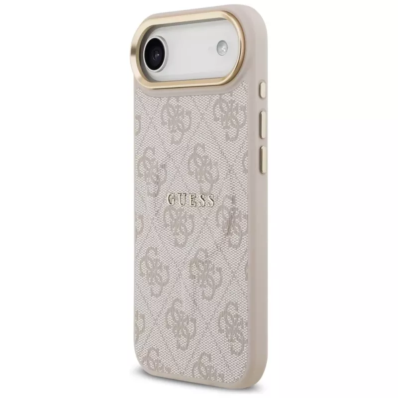Guess 4G PU Classic Logo MagSafe hoesje voor iPhone Air roze