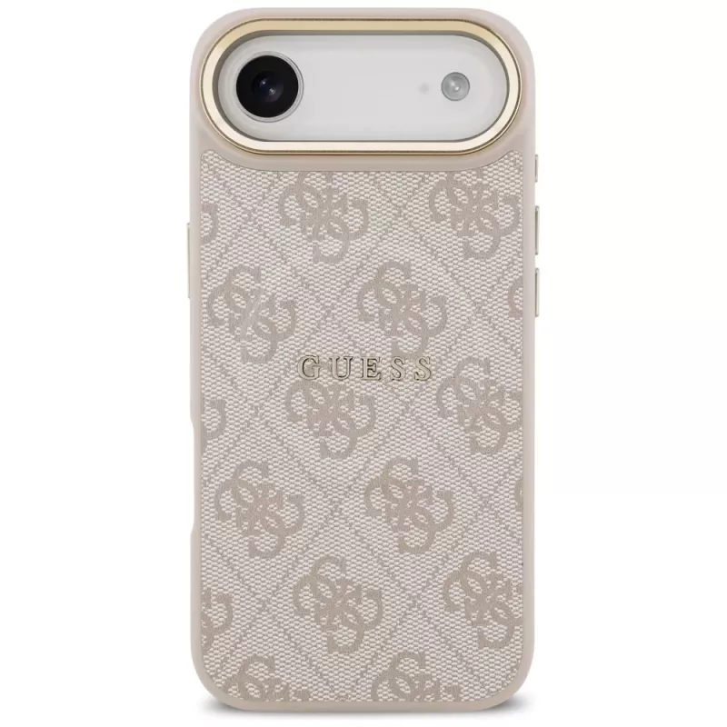Guess 4G PU Classic Logo MagSafe hoesje voor iPhone Air roze