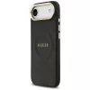 Guess Peony Hot Stamp MagSafe-hoesje voor iPhone Air, zwart