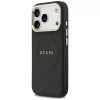 Guess Peony Hot Stamp MagSafe-hoesje voor Apple iPhone 17 Pro, zwart