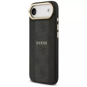 Guess 4G Stripe MagSafe hoesje voor iPhone Air, zwart