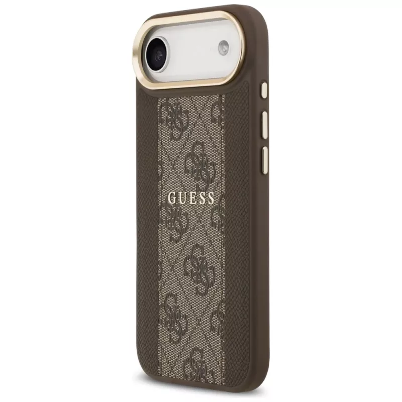 Guess 4G Stripe MagSafe hoesje voor iPhone Air bruin