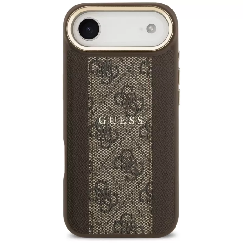 Guess 4G Stripe MagSafe hoesje voor iPhone Air bruin
