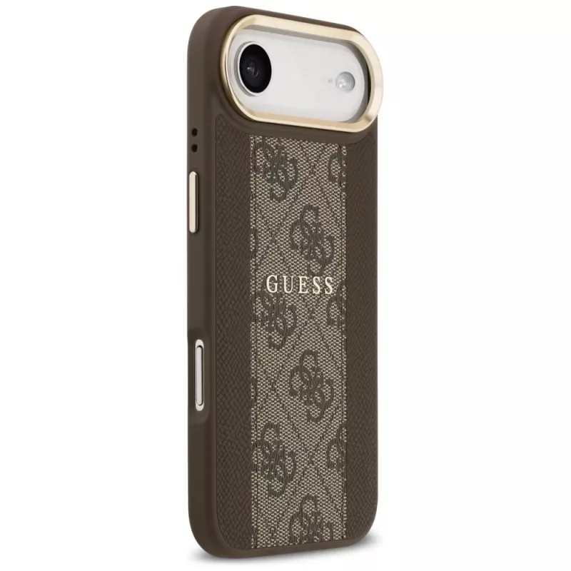 Guess 4G Stripe MagSafe hoesje voor iPhone Air bruin