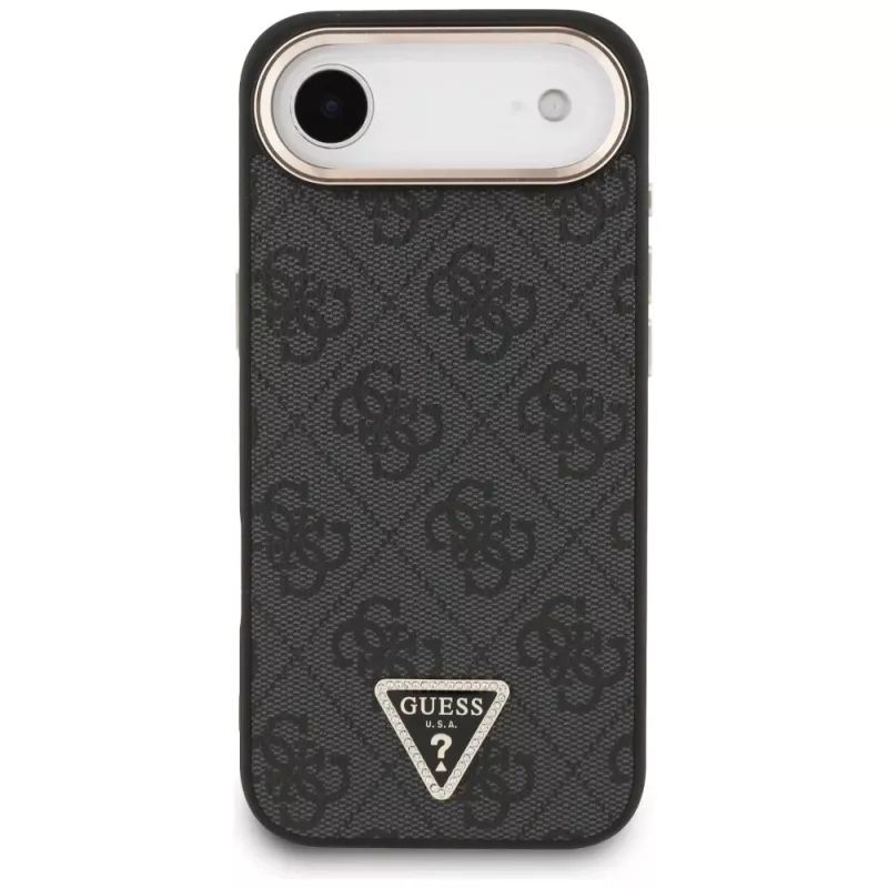 Guess 4G Triangle Logo MagSafe-hoesje voor iPhone Air zwart goud