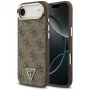 Guess 4G Triangle Logo MagSafe hoesje voor iPhone Air, bruin/goud