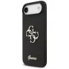 Guess Silicone Big 4G Script hoesje voor iPhone Air - zwart