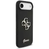 Guess Silicone Big 4G Script hoesje voor iPhone Air - zwart