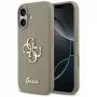 Guess Silicone Big 4G Script Phone Case voor iPhone 17 - bruin