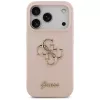 Guess Silicone Big 4G Script Back Cover voor Apple iPhone 17 Pro - roze