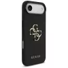 Guess Grained Big 4G & Classic Logo Case voor iPhone Air, zwart