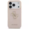 Guess Grained Big 4G & Classic Logo Case voor iPhone 17 Pro roze