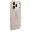 Guess Grained Big 4G & Classic Logo Case voor iPhone 17 Pro roze