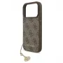 Guess 4G Charms Collection MagSafe Case voor iPhone 17 Pro (bruin)