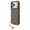 Guess 4G Charms Collection MagSafe Case voor iPhone 17 Pro (bruin)