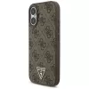Guess 4G Strap Triangle Logo MagSafe Case voor iPhone 17 bruin