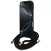 Guess 4G Big Logo Cord Strap Crossbody Case voor iPhone 17 bruin