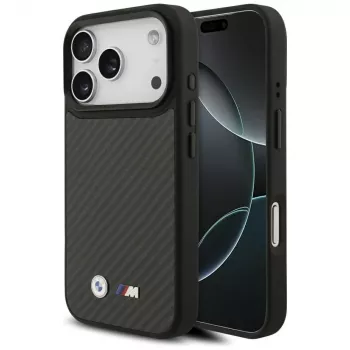 BMW M Kevlar Matt MagSafe Case voor Apple iPhone 17 Pro zwart