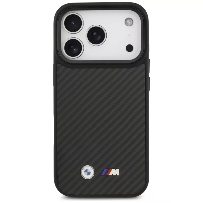 BMW M Kevlar Matt MagSafe Case voor Apple iPhone 17 Pro zwart