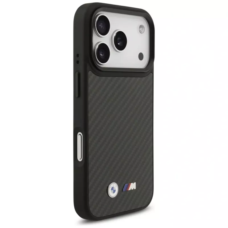 BMW M Kevlar Matt MagSafe Case voor Apple iPhone 17 Pro zwart