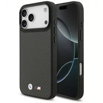 BMW M Kevlar Matt MagSafe Case voor iPhone 17 Pro Max zwart