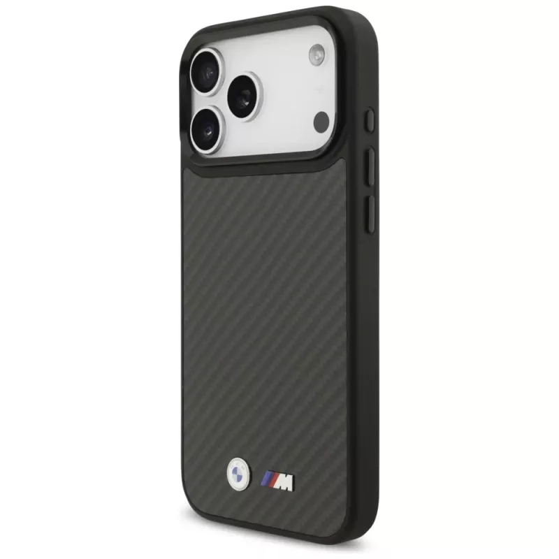 BMW M Kevlar Matt MagSafe Case voor iPhone 17 Pro Max zwart
