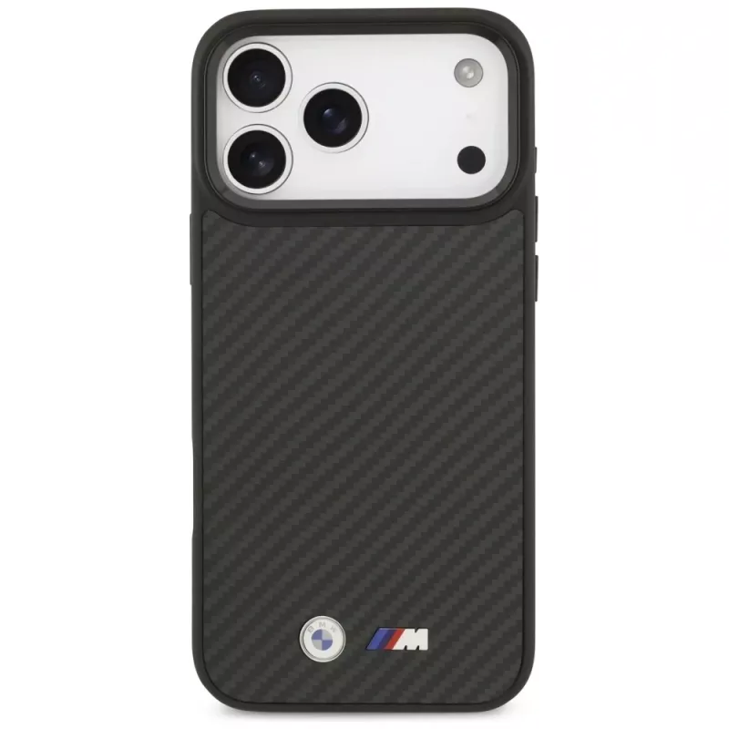 BMW M Kevlar Matt MagSafe Case voor iPhone 17 Pro Max zwart