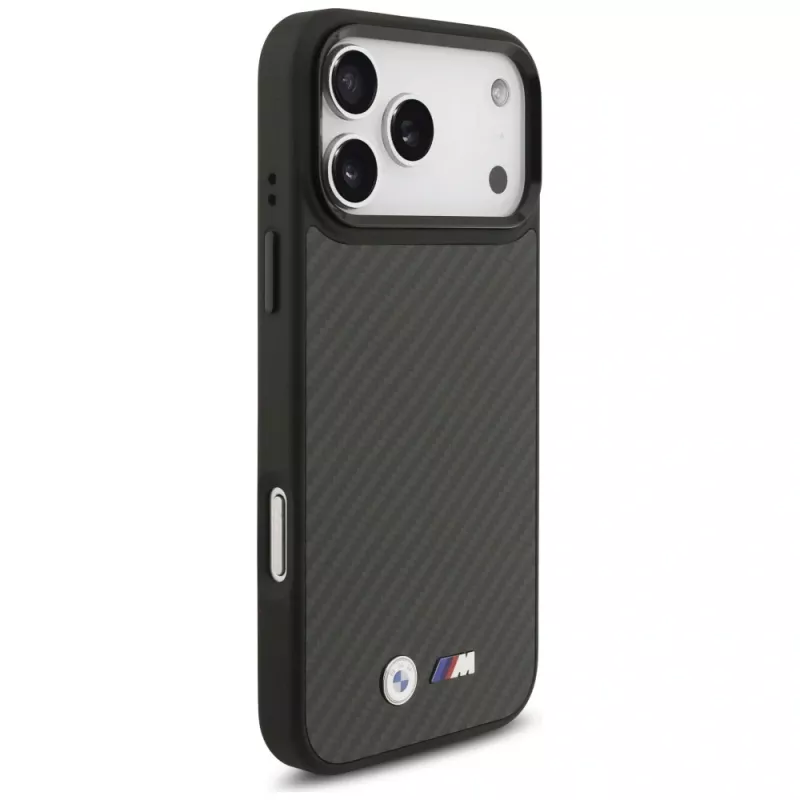 BMW M Kevlar Matt MagSafe Case voor iPhone 17 Pro Max zwart
