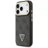 Guess 4G PU Triangle Logo & Stand Camera Magsafe Case voor iPhone 17 Pro zwart