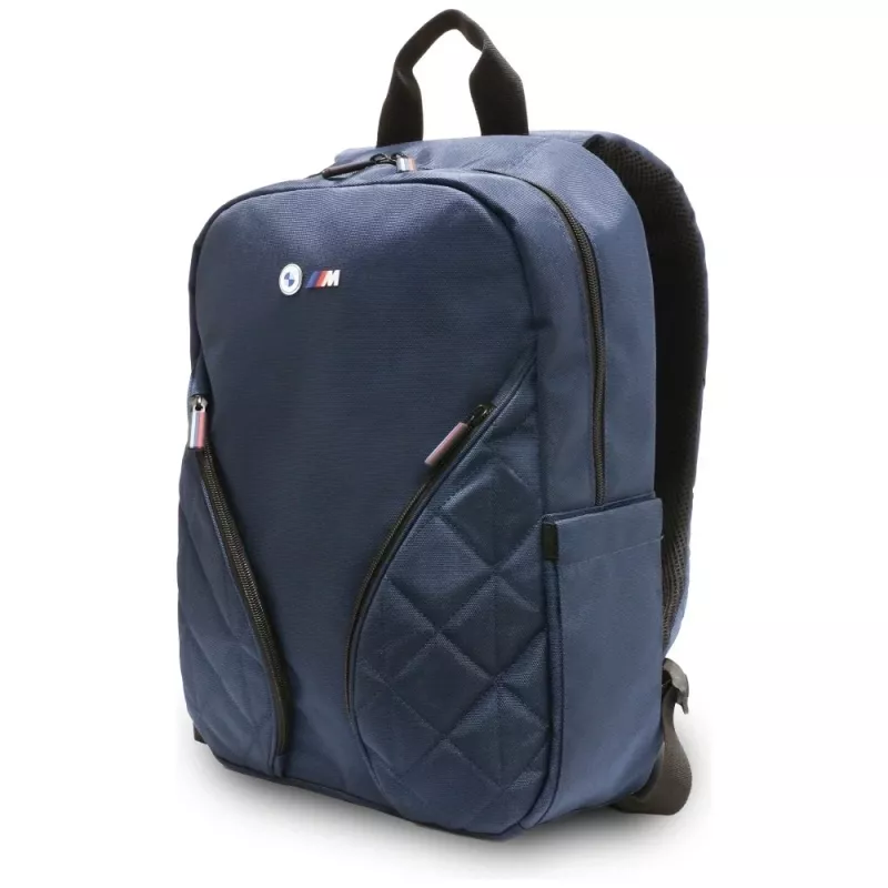 BMW nylon laptoprugzak 16 inch marineblauw