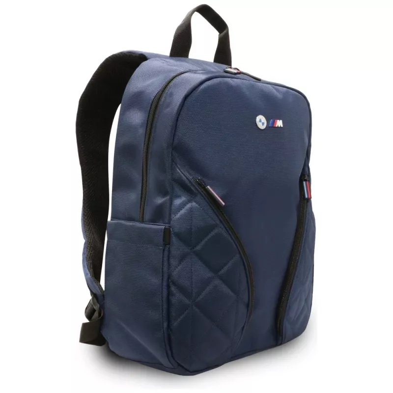 BMW nylon laptoprugzak 16 inch marineblauw