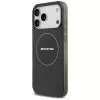 Mercedes AMG Double Layer Transparent Smoked MagSafe Case voor iPhone 17 Pro Max zwart