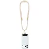 Guess Crossbody Strap 4G Charm - Universele telefoonstrap / USB-C naar USB-C kabel 1,5m (beige)
