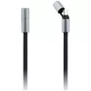 Karl Lagerfeld Ikonik Charm USB-C naar USB-C kabel met lanyard, 1,2 m, zwart
