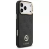 Guess 4G Strass Logo & Big Strap Metal Buttons MagSafe case voor iPhone 17 Pro Max zwart