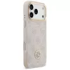 Guess 4G Strass Logo & Big Strap Metal Buttons MagSafe case voor Apple iPhone 17 Pro Max roze