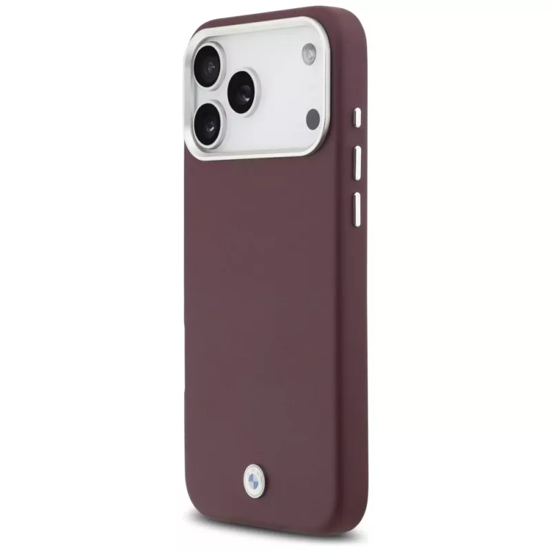 BMW Sign Full Wrapped Metal MagSafe-hoesje voor iPhone 17 Pro Max, rood