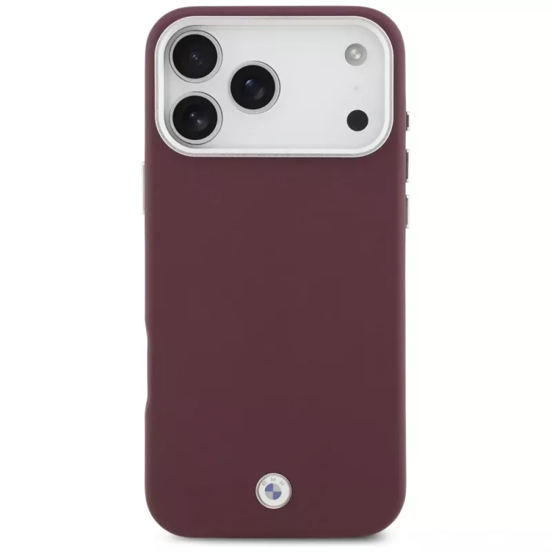 BMW Sign Full Wrapped Metal MagSafe-hoesje voor iPhone 17 Pro Max, rood