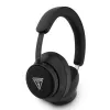 Guess Bluetooth over-ear hoofdtelefoon ENC Saffiano Triangle Logo zwart