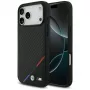 BMW M Carbon Tricolor Line MagSafe case voor iPhone 17 Pro Max zwart